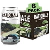Rationale Brewing Non-Alcoholic West Coast IPA, 6 Pack, 12 fl oz Cans, Premium Craft Non-Alcoholic Beer, Zero Alcohol, Low Calorie, Award Winning Non-Alcoholic Drink Alternative
