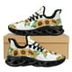 thumbnail image 1 of Zapatillas de deporte para mujer, bonitas zapatillas con estampado de calavera y girasol, con amortiguación de aire, calzado de plataforma para hombre, 1 of 6