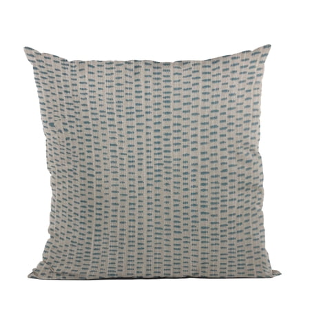 Plutus Brands Blue Plutus Punctuation Dot Luxury Throw Pillow 20 in x 20in Double Sided 20 x 20