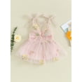 thumbnail image 4 of Bagilaanoe Toddler Baby Girl Party Dress Floral Embroidery Sleeveless A-line Princess Dresses 6M 12M 18M 24M 3T 4T Kid Patchwork Tulle Skirt, 4 of 9