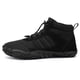 thumbnail image 5 of Botas de nieve tobilleras unisex antideslizantes impermeables con cordones para hombres y mujeres (46) negro, 5 of 8