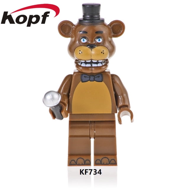 Five Nights at Freddy's Series Lego Freddy Bonnie Chica Foxy Minifigures Bloques De Construcción Juguetes Para Niños