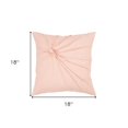 thumbnail image 5 of Pink Twisted Knot Modern Down Throw Pillow, 5 of 8
