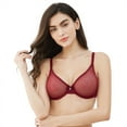 thumbnail image 2 of Sexy Lace Bra See Through Breathable Soft Underwear for Women, 2 of 5