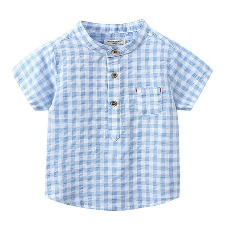 

Pedort Boys Polo Shirts Toddler Boys Short Sleeve Polo Shirt Cartoon Dinosaur Printed Kids Tops T Shirt Blue 130