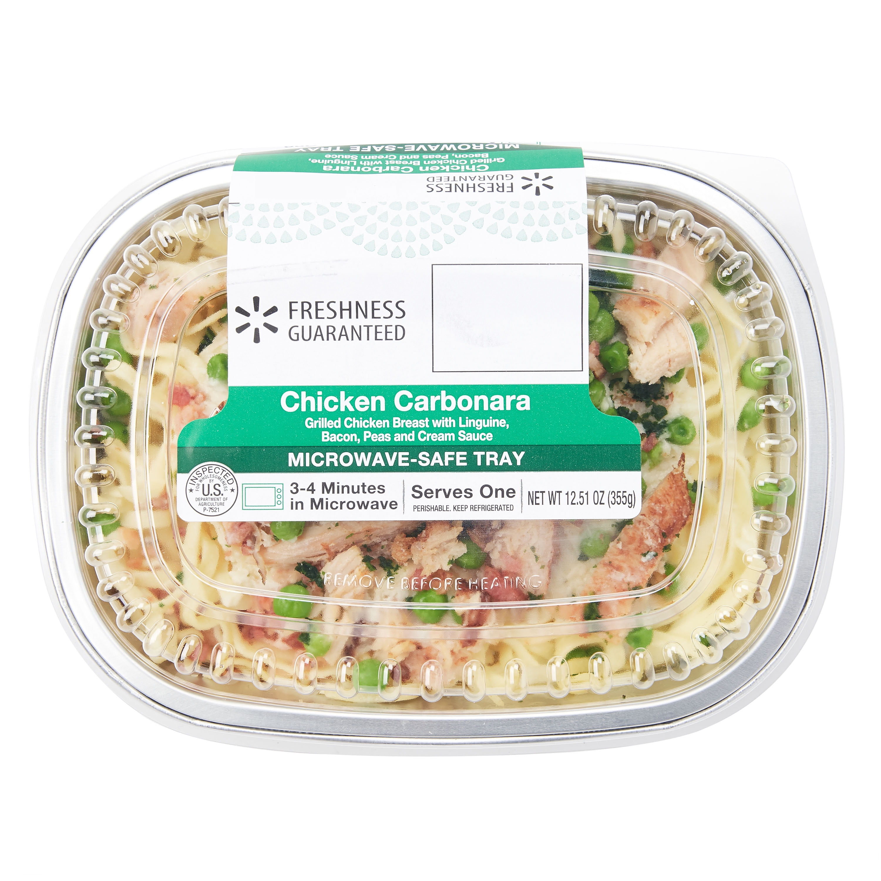 Freshness Guaranteed Chicken Carbonara Ready Meal, 12.51 oz Walmart