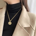 thumbnail image 4 of Rotable Dollar Pendant Jewelry With Diamond Necklace Rotating Pendant Necklace Jewelry, 4 of 5