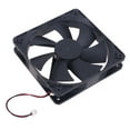 thumbnail image 4 of Sofullue D12SH-12 High Speed for DC Brushless Cooling Exhaust Fan 120mm for DC 12V 0.30A CPU Cooler 120x120x25mm 2p Connector, 4 of 7