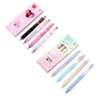 thumbnail image 2 of Tarmeek Pens Ballpoint 8-Pack, 0.5mm ST Nib Quick-Dry Gel Pens with Starry Sky Heart-Shaped Design, Ballpoint Pens Stress Relief Grip for Office, 2 of 9
