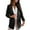 Black, variant on Dyfzdhu Blazers for Women Business Casual Solid Open Front Long Sleeve Office Suit Jacket Black L