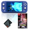 Nintendo Switch Lite Console Blue Bundle with Pokemon Shining Pearl