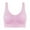 Pink, variant on Gmluru Bras for Women Large Bust Hot Drill Comfortable Non - Underwire Comfortable One - Piece Gathering Non - Trace Vest Type Breathable Bra Underwear Blue