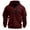 112#Red, variant on Mens Full Zip Tactical Hoodie Muscle Fit Long Sleeve Jacket Cargo Sleeve Outdoor Hiking Training Wear Red M