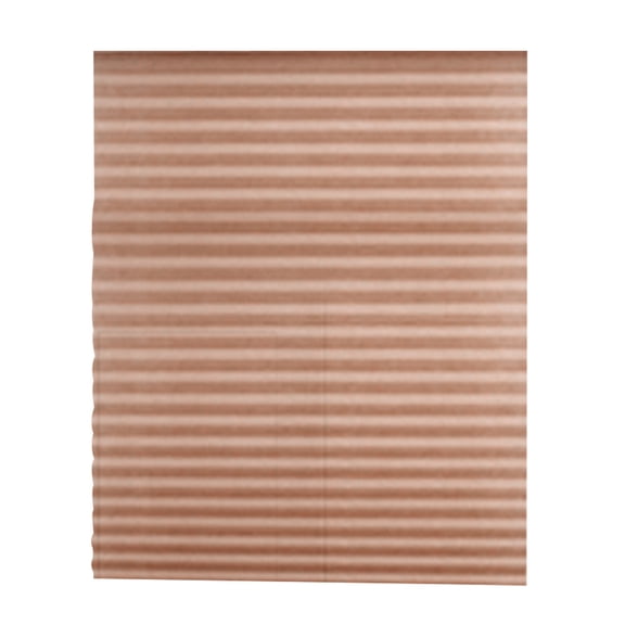 OIUR Self-adhesive Pleated Curtain Half Blackout Windows Blinds Privacy Light Control Curtain for Balcony Bedroom Living Room RV