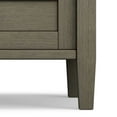 thumbnail image 6 of Warm Shaker Wood 20" Rectangle Transitional End Side Table in Farmhouse Gray, 6 of 12