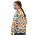 thumbnail image 4 of Xoenoiee Mushroom Flower Leaves Print Oversized Sweatshirts for Girls Teens Zipper Hoodies Cute Outfits Half Zip Pullover Fall Winter 2025 Trendy Clothes, 13-14 Years, 4 of 7