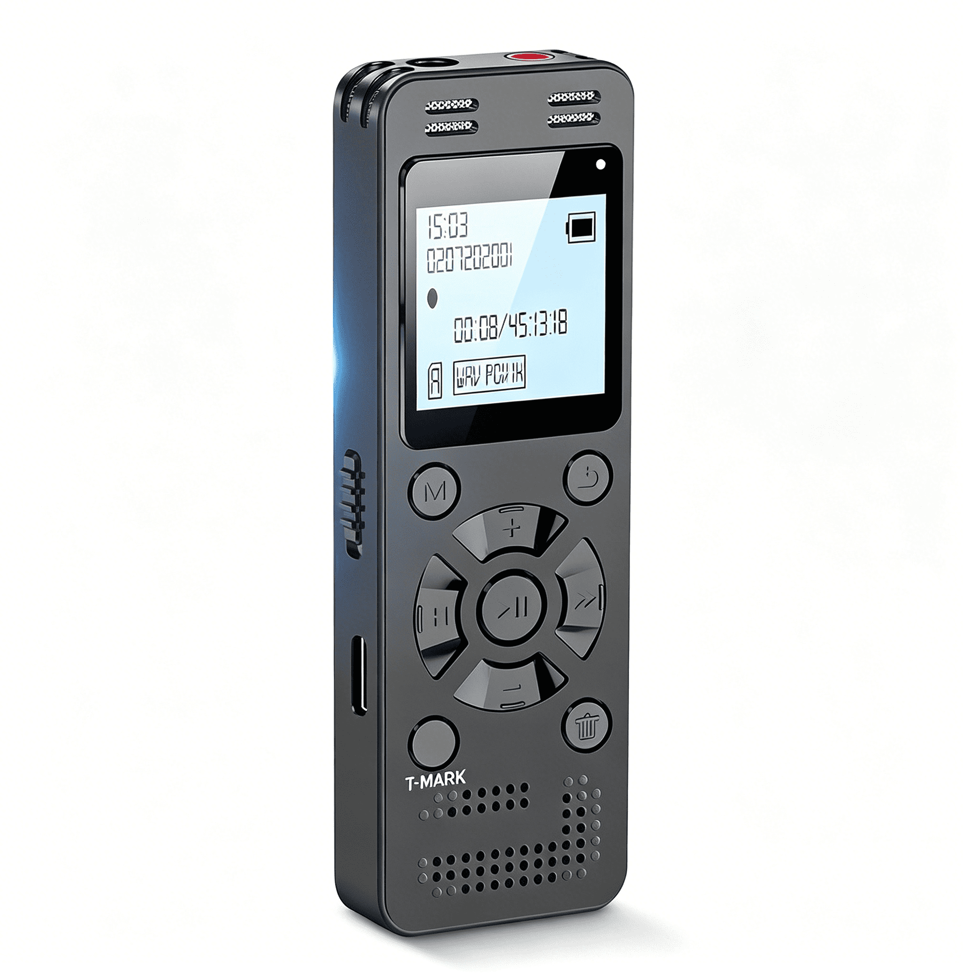 GJX 128Gb Digital Voice Recorder for Lectures Meetings - 9296 Hours Voice Activated Recording Device Audio Recorder with Playback,Password