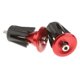thumbnail image 4 of 1 Par De Puños Del Manillar De La Bicicleta De Aluminio Manillar Tapones Extremos - Rojo Sunnimix none, 4 of 8
