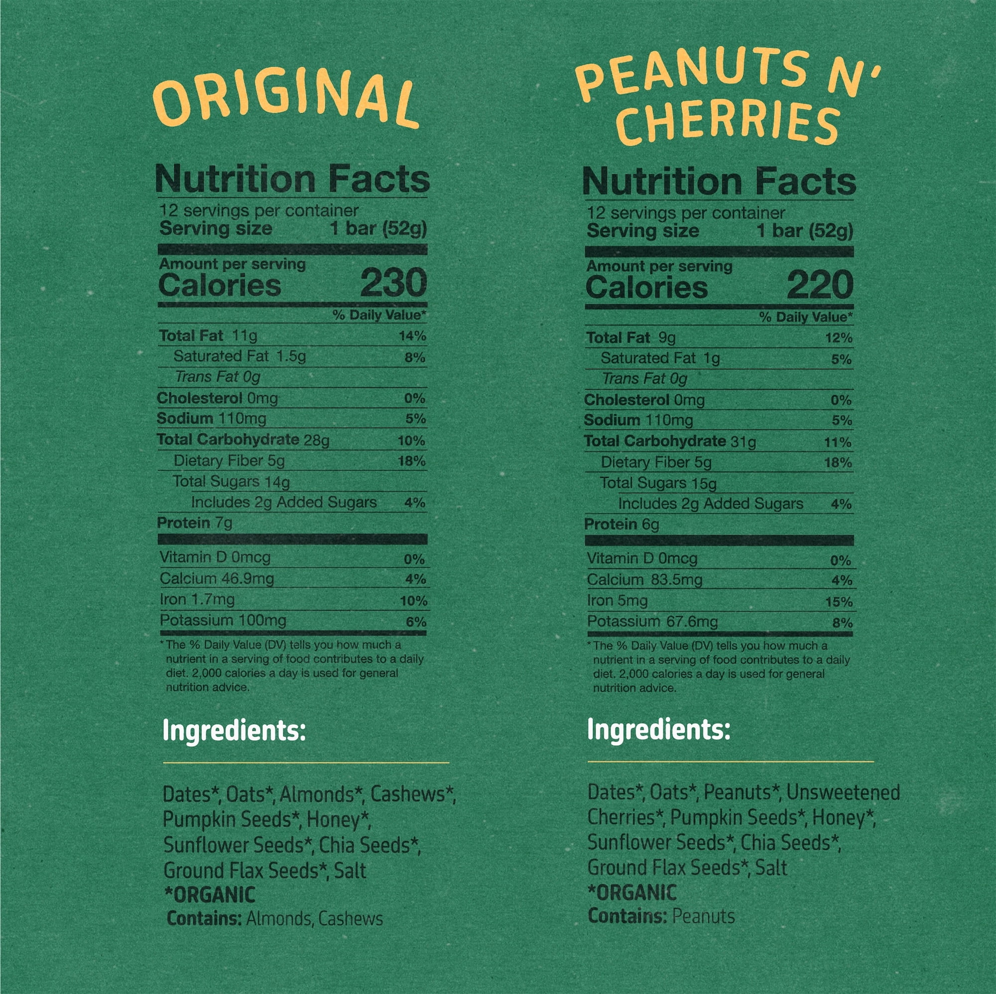 BAR-U-EAT Gluten-Free, Organic, Soft & Chewy Energy Bar. Whole Food Ingredients | Compostable Packaging | No Artificial Sugar | Healthy Snacks (Variety 12 Pack)