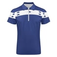 thumbnail image 4 of Honduras Flag Men Zipper T-shirt Summer Casual Short Sleeve T-shirt Top, 4 of 7