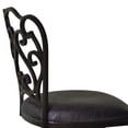 thumbnail image 2 of Armen Living Celeste 26" Fabric & Iron Counter Stool in Auburn Bay/Espresso, 2 of 4
