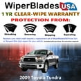 thumbnail image 2 of 2009 Toyota Tundra Beam Wiper Blades Wipers w/1yr Warranty (Set of 2) (WiperBladesUSA), 2 of 5