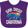 thumbnail image 3 of Inktastic San Diego California Bear Sunset Boys or Girls Baby Bib, 3 of 4