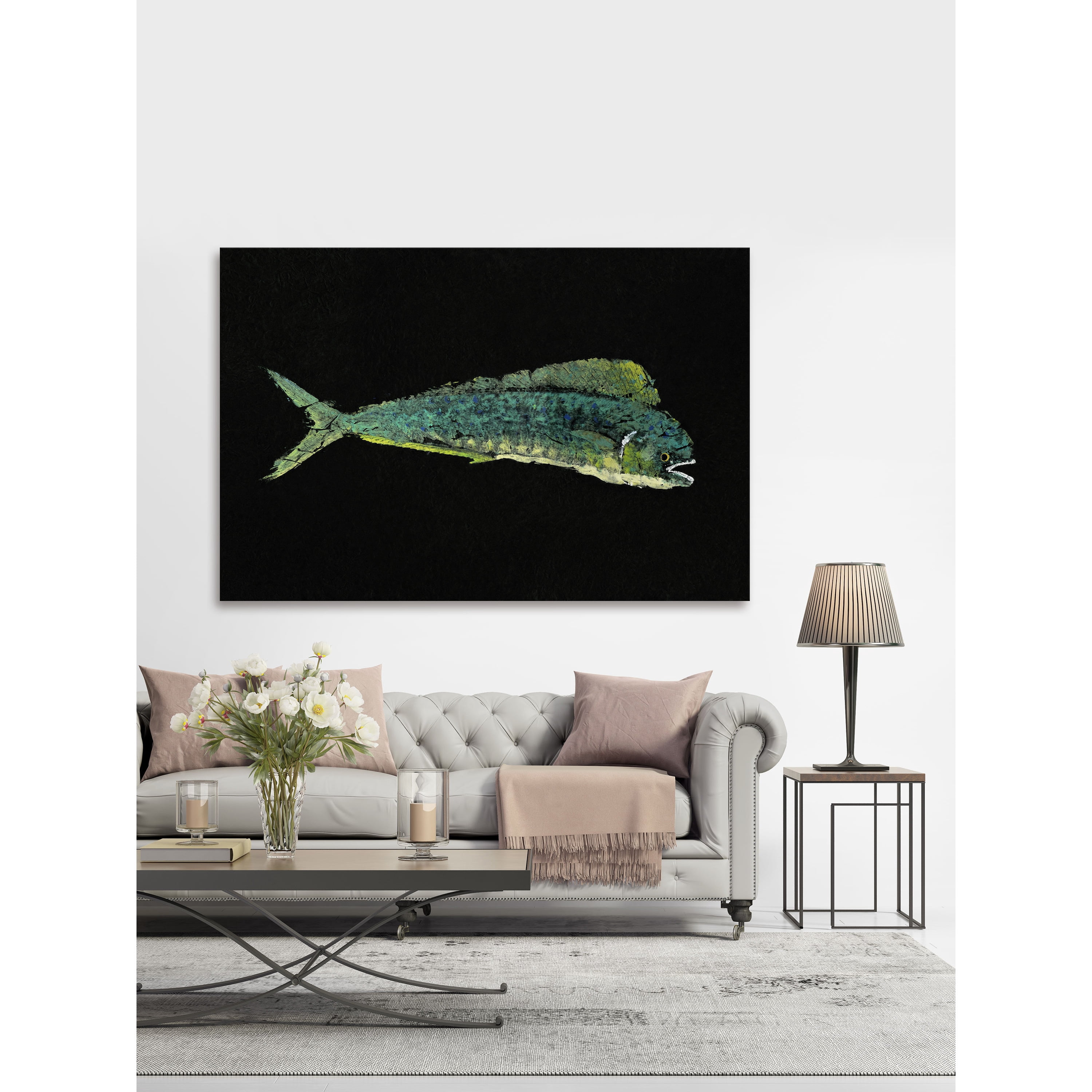 Marmont Hill "Dorado" by Warren Sellers Painting Print on Wrapped Canvas