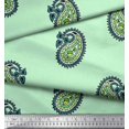 thumbnail image 3 of Soimoi Cotton Duck Fabric Paisley Block Printed Craft Fabric by The Yard 56 Inch Wide, 3 of 3