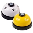 thumbnail image 1 of 2PCS Pet Training Bell Footprint Pattern Metal Funny Dog Bell Dog Training Bell, 1 of 10