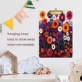 thumbnail image 4 of FORMRS Acrylic Clipboard with Low Profile Clip Standard A4 Letter Size, 12.5" x 9", Purple Flowers, 4 of 8