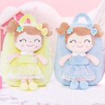 thumbnail image 4 of Gloveleya, regalos de regreso a la escuela para niñas, mochila para niños, mochilas para niñas pequeñas con felpa suave, muñeca de primavera para niñas, juguetes amarillos de 9 pulgadas, 4 of 5