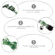 thumbnail image 2 of 2pcs Adorable Cat Bowtie Bell Collares Día de San Patricio Collares de perro ajustables, 2 of 6