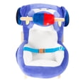 thumbnail image 6 of Rocking Police Car Toy- Kids Plush Stuffed Ride on Wooden Rockers with Sounds, Handles-Make Believe Fun for Boys, Girls, Toddlers by Happy Trails, 6 of 8