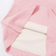 thumbnail image 4 of RXIRUCGD Hauts Sans Manches Thermiques en Peluche Color Block pour Femmes (Rose, Taille : m), 4 of 7