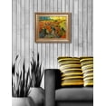 thumbnail image 2 of DECORARTS - The Red Vineyards, Vincent Van Gogh Art Reproduction. Giclee Prints Match with Golden Framed for Wall Decor. Picture Size: 20x16 in, Framed Size: 26x22 in, 2 of 7
