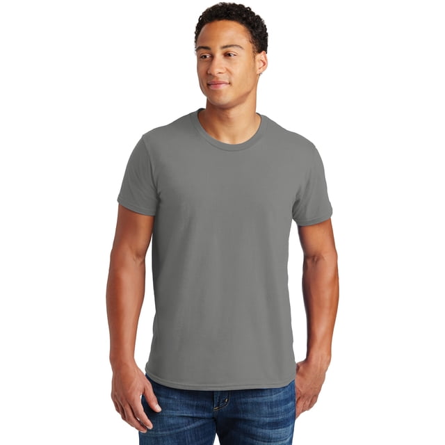 Camiseta de algodón Nano-T Hanes 4980 Gris Vintage S 931802