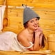 thumbnail image 5 of Gorro de sauna, gorro de fieltro natural plegable, gorro de campana suave y sólido, gorro de baño para baño de vapor seco y caliente, 1 unidad, 5 of 5