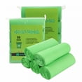 thumbnail image 5 of CCOCC Biodegradable Small Trash Bags 4-6 Gallon,Kitchen Bathroom Wastebasket Garbage Bags 80 Counts, 5 of 6