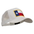 thumbnail image 5 of Texas State Flag Patched Mesh Cap - White OSFM, 5 of 5