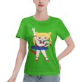 thumbnail image 1 of T-Shirt Basique à Manches Courtes pour Femmes Sailor Moon Édition Q Tsukiha, 1 of 6