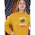 thumbnail image 2 of Yes It's My Birthday 4Th July Hoodie Women -Image by Shutterstock, Female Medium, 2 of 4