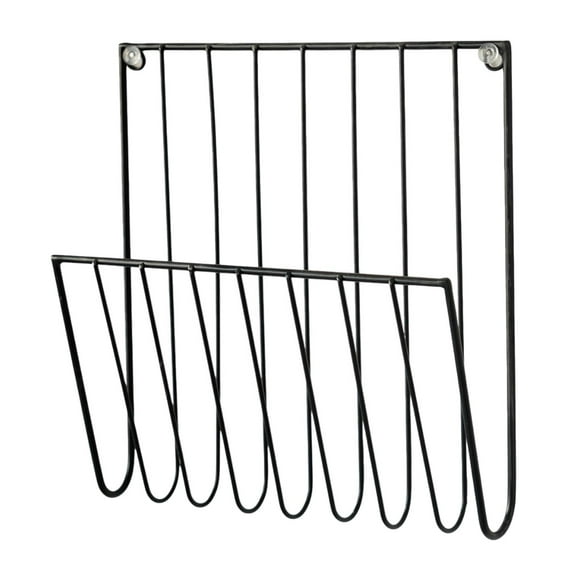 Support Mural Suspendu pour Dossiers, Porte-Revues pour l'Organisation à la Maison - Organisateur de Courrier Polyvalent et Solution de Rangement pour Papiers, Lettres, Magazines, Dossiers 1 Pce