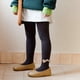thumbnail image 4 of Conjunto de 3 piezas de uniforme para niña, leggings de color liso con lazo para otoño e invierno para bebés, 4 of 8