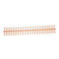 thumbnail image 1 of Sheet Binding Comb, 10Pcs Spiral Binding Coil 30 Holes 130 Sheets Capacity  For Paper Orange, 1 of 8