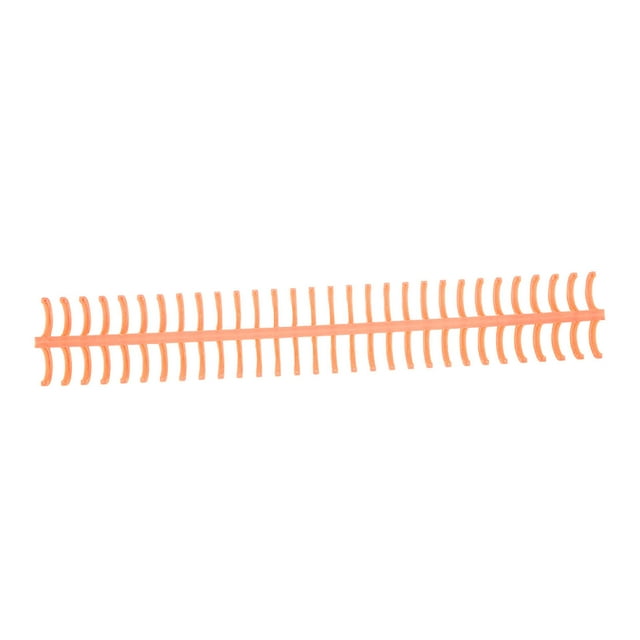 Spiral Binding Coil, 30 Holes Sheet Binding Comb For Paper Orange