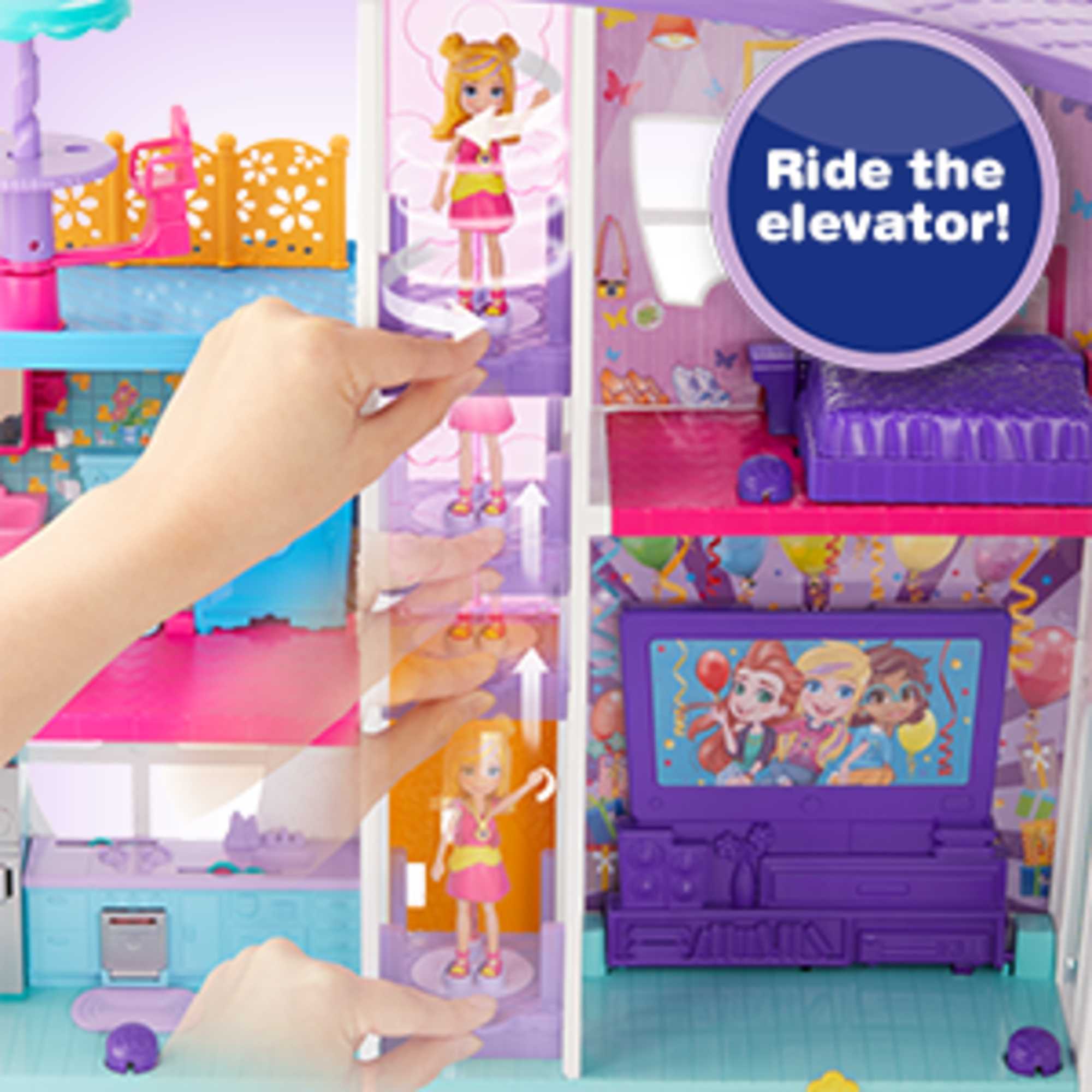 Polly Pocket Poppin' Party Pad Is a Transforming Playhouse! - image 4 of 7