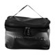 thumbnail image 1 of 1 Pc Bolsa de Maquillaje Cuadrada Conveniente para Mujeres para Vacaciones, Camping y Viajes de Negocios Negro, 1 of 4