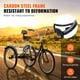thumbnail image 3 of VEVOR Triciclos para adultos, bicicletas de tres ruedas de 20 pulgadas, triciclos de 3 ruedas, bicicleta de crucero de acero al carbono con canasta y asiento ajustable, 3 of 9