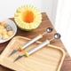 thumbnail image 4 of Monstrate Cuchara de fruta Gadgets 2 en 1 Escultura de cabezas Sandía Patata Ensalada de verduras Baller Scoop Excavación Cucharas Cocina y Comedor Verde, 4 of 6
